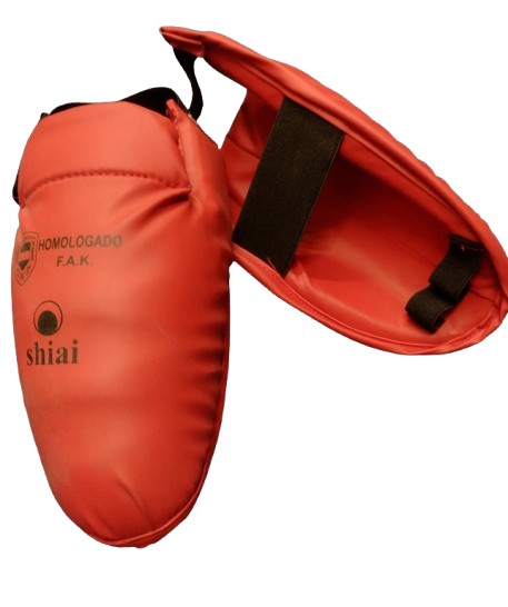 EMPEINERAS DE KARATE ROJA MARCA SHIAI TALLE M