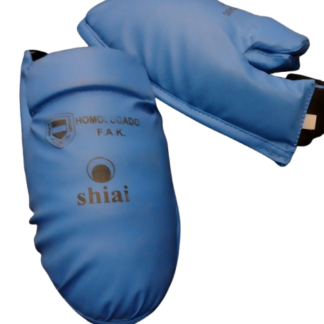 EMPEINERA DE KARATE AZUL MARCA "SHIAI" TALLE S