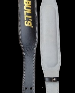 CINTURÓN LUMBAR PARA LEVANTAMIENTO MARACA BULL´S CUERO